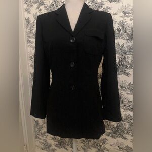 Banana republic Black Women's Blazer size 6l wool